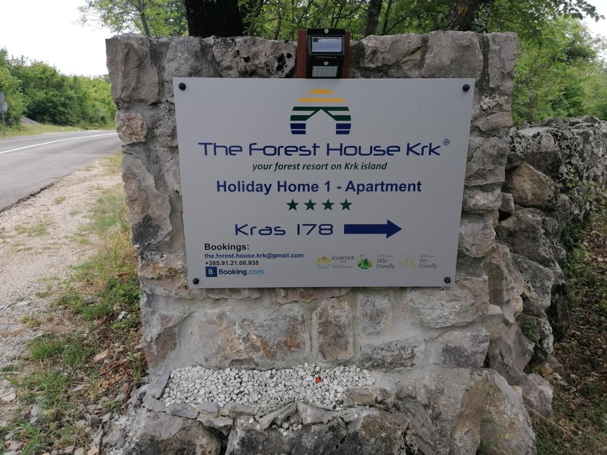 The Forest House Krk 1 Kras Exterior foto